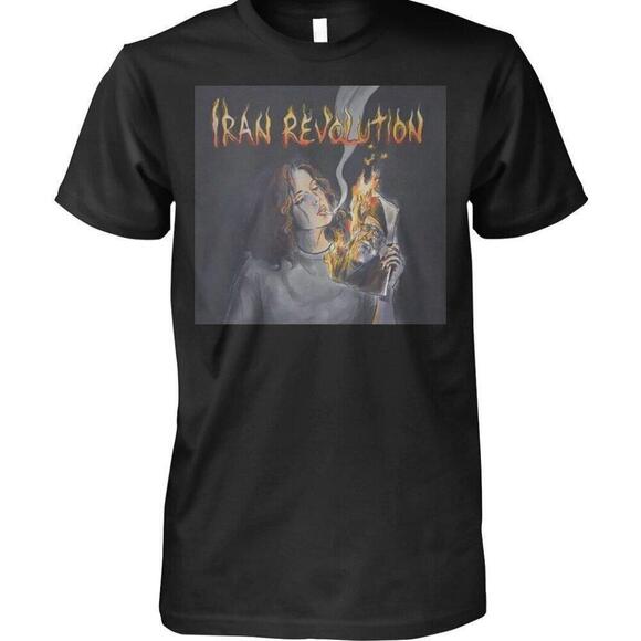 Other - Iranian Lady Burning Khamenei Photo T-Shirt